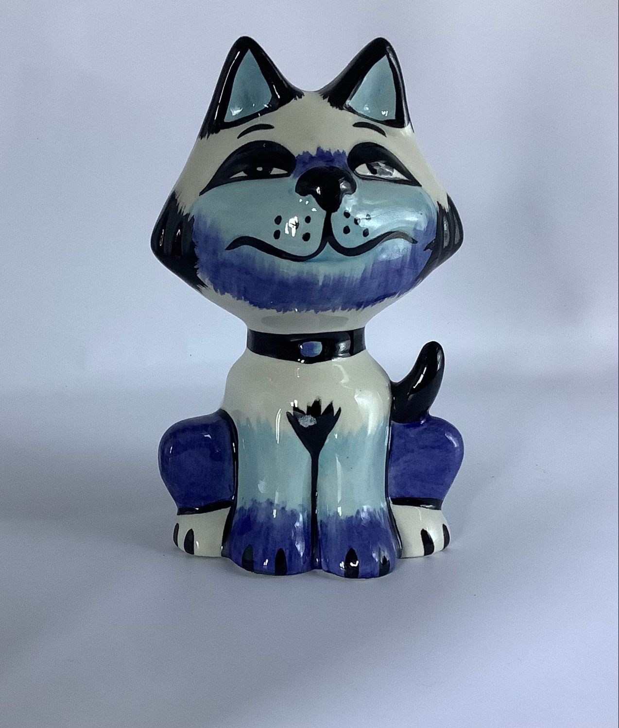 Cat Figure “Blue” - Lorna Bailey
